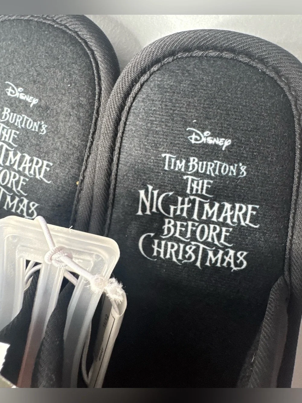 The nightmare before Christmas jack skellington slip-on sole grip slippers 11/12